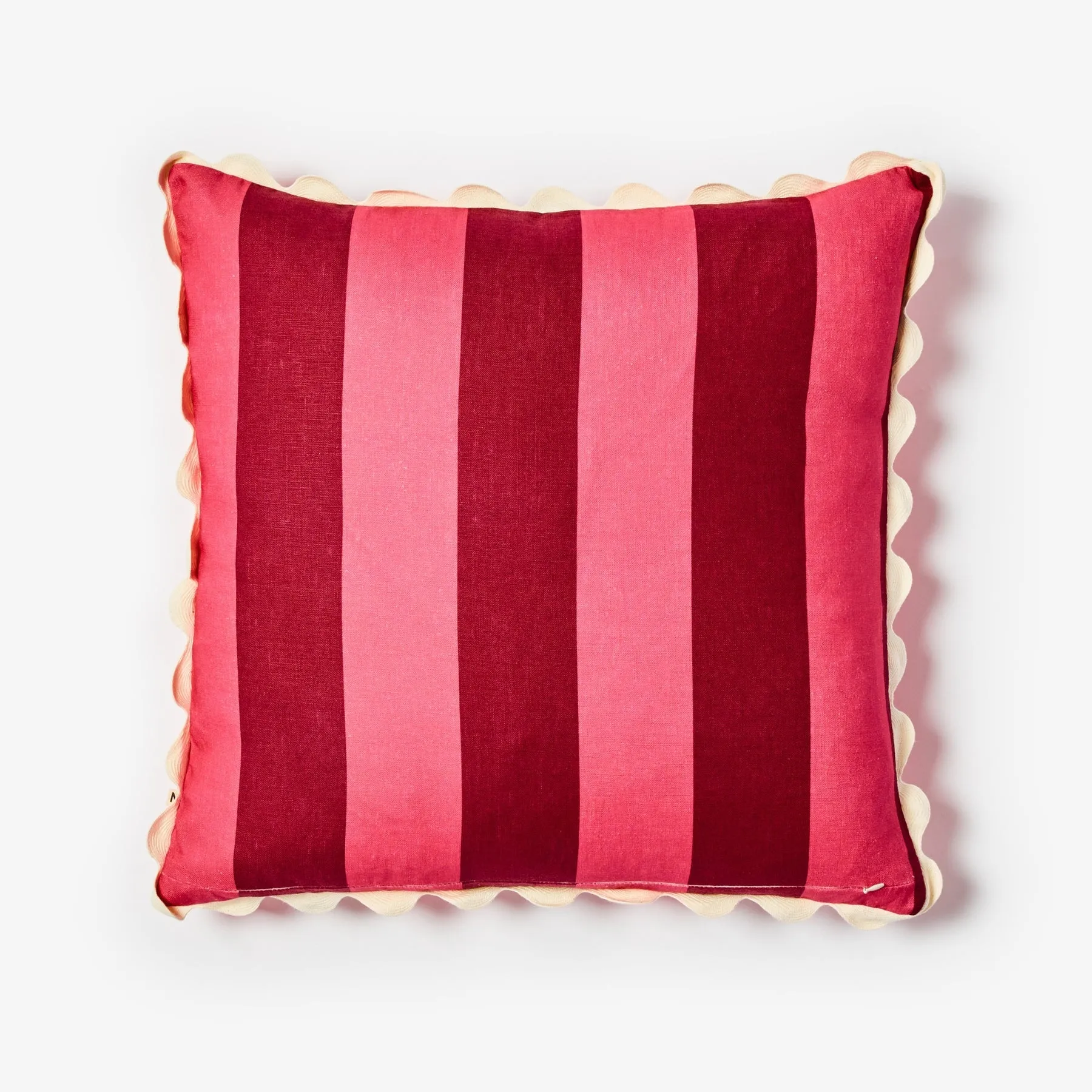 Bonnie & Neil Big Stripe Cerise Cushion 60cm