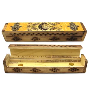 Box Incense Burner - Hamsa