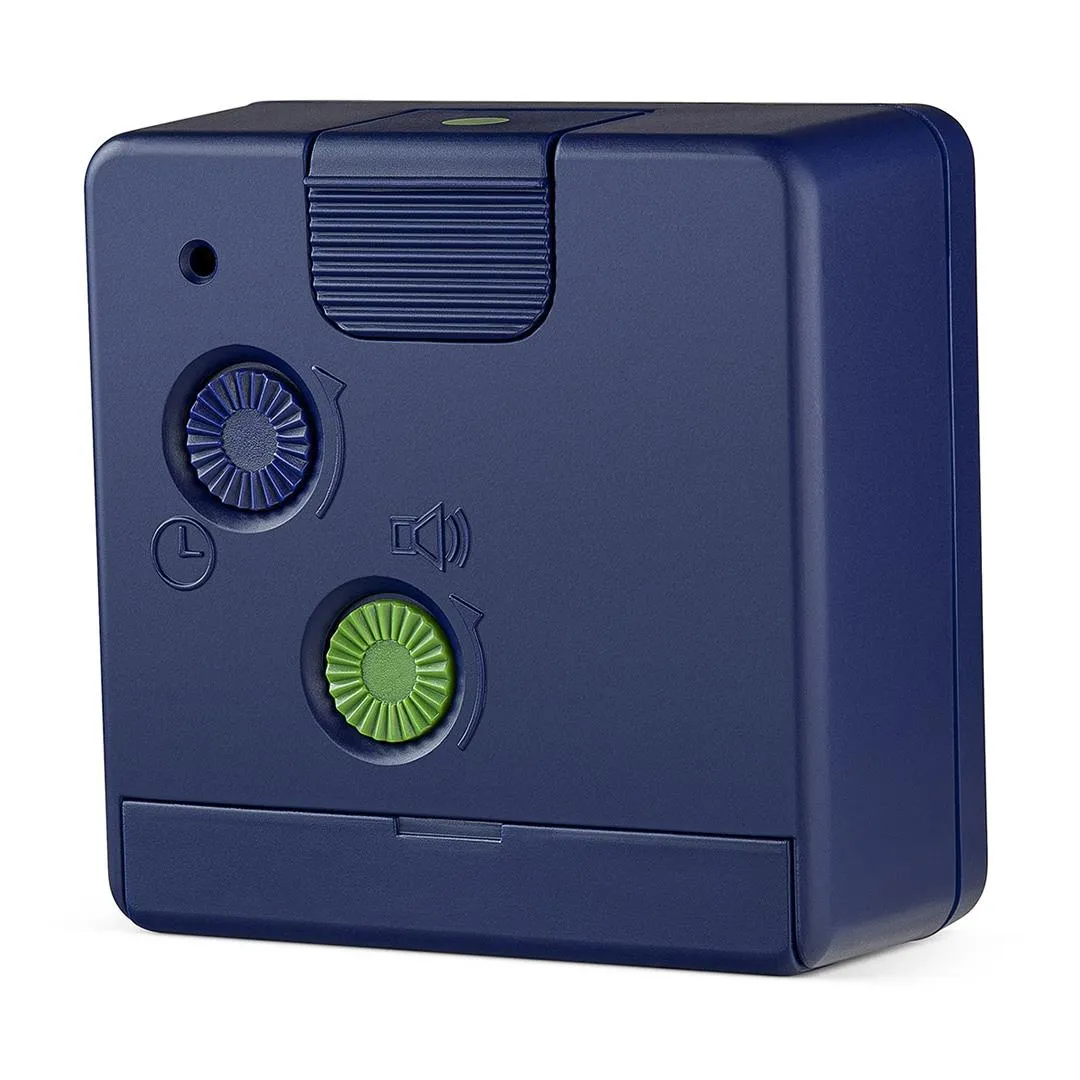 Braun Classic Travel Analogue Alarm Clock With Crescendo Beep – Blue