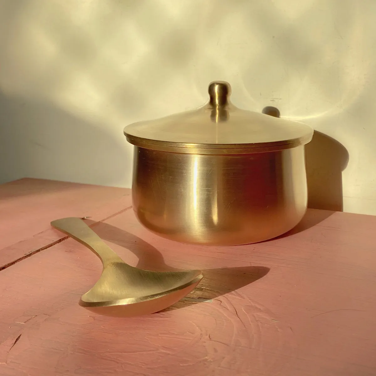 Bronze Serving Bowl with Ladle | Small, Medium, Large