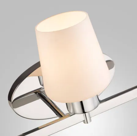 Buxton 3-Light Polished Nickel Bath Light