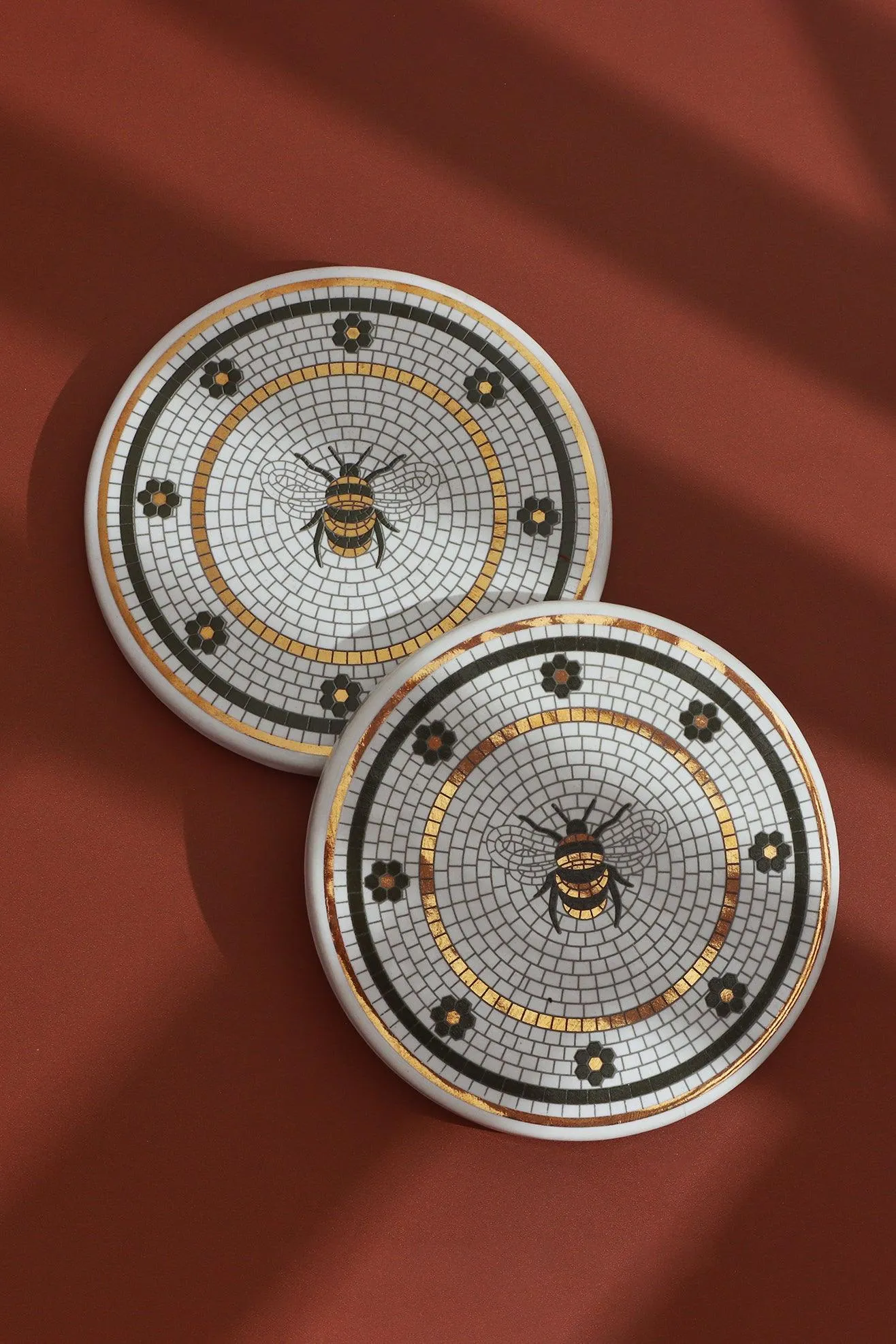 Buzzing Beauty Mosaic Coaster
