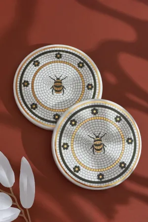 Buzzing Beauty Mosaic Coaster