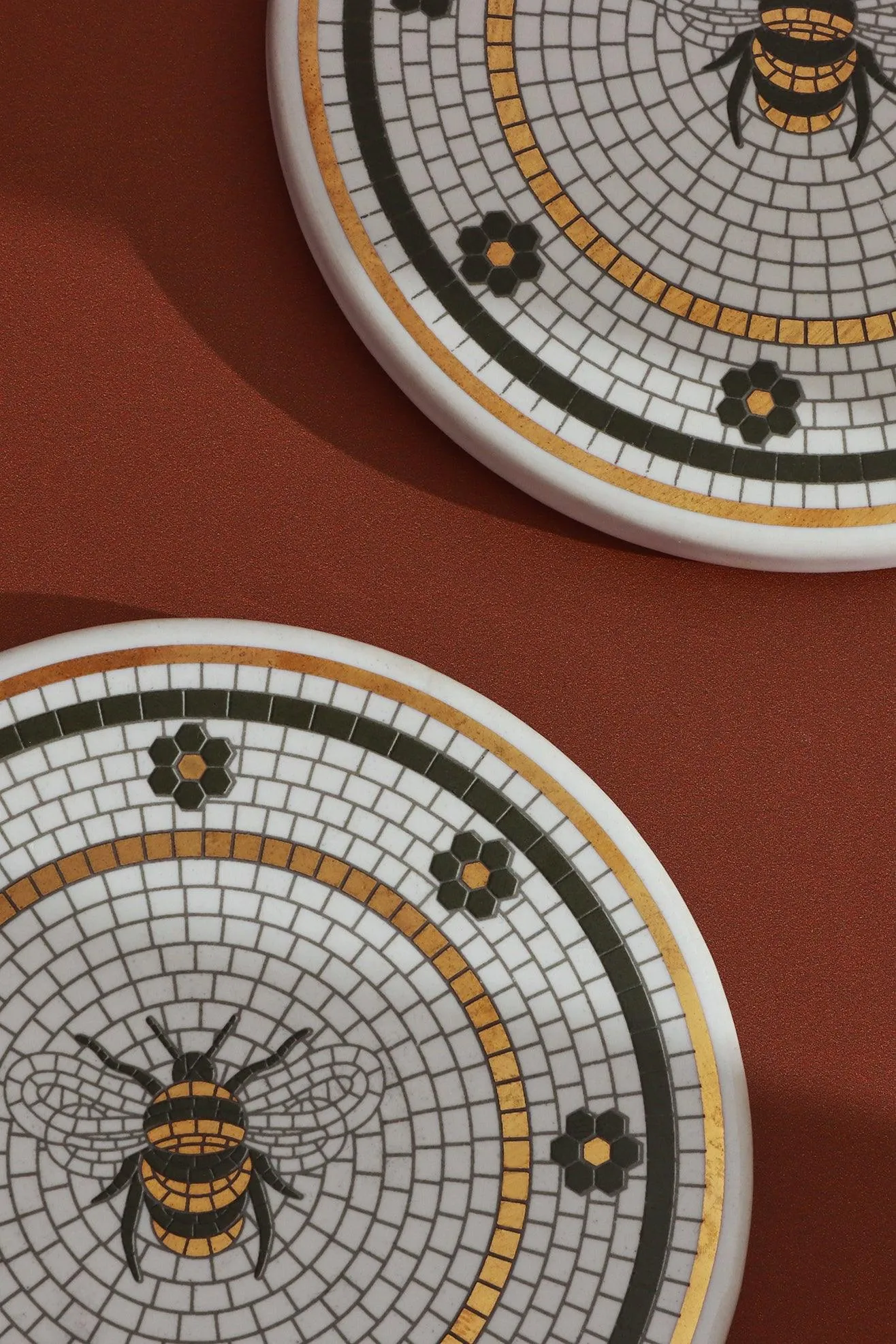 Buzzing Beauty Mosaic Coaster