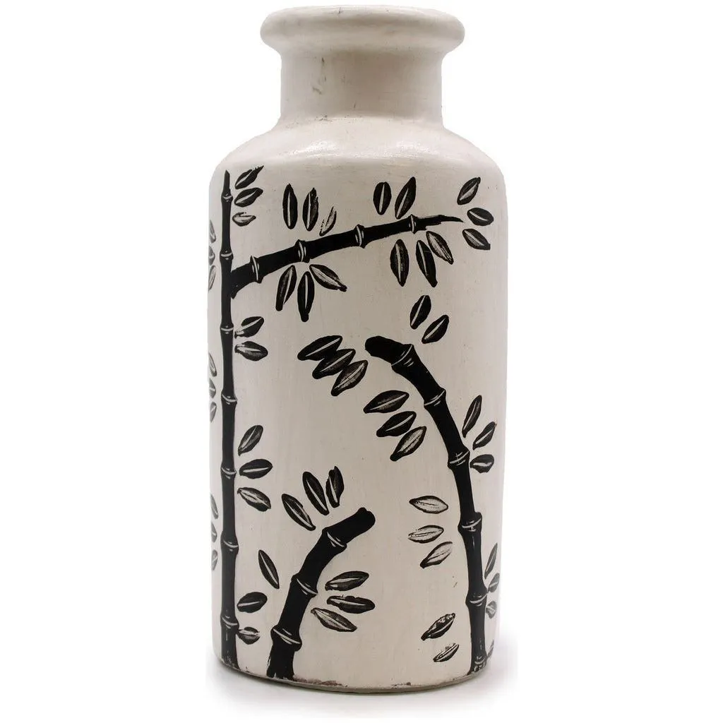 Ceramic Vases from Lombok - Indonesian pottery - Fairly Traded - Black & White