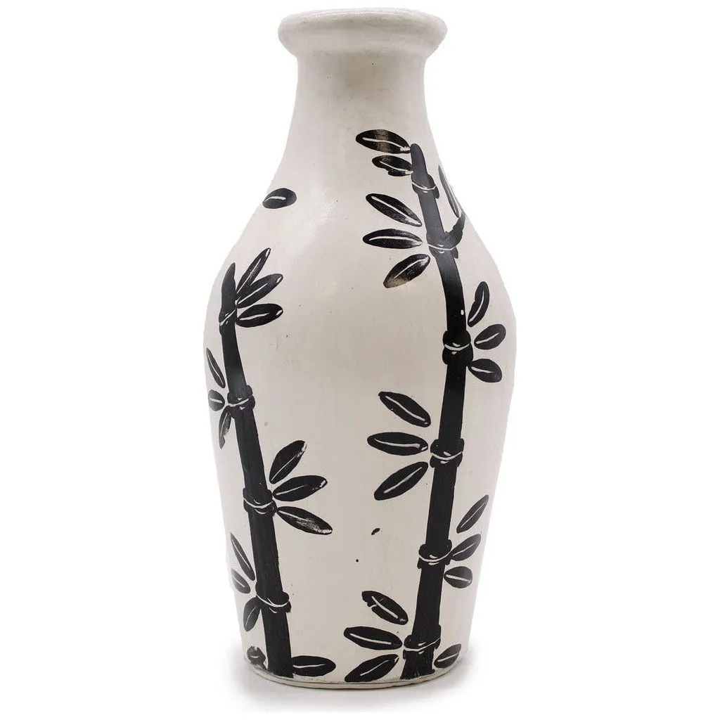 Ceramic Vases from Lombok - Indonesian pottery - Fairly Traded - Black & White