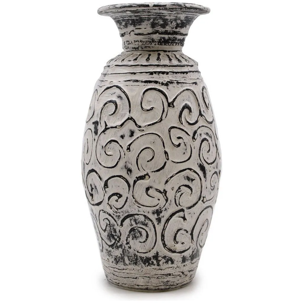 Ceramic Vases from Lombok - Indonesian pottery - Fairly Traded - Black & White