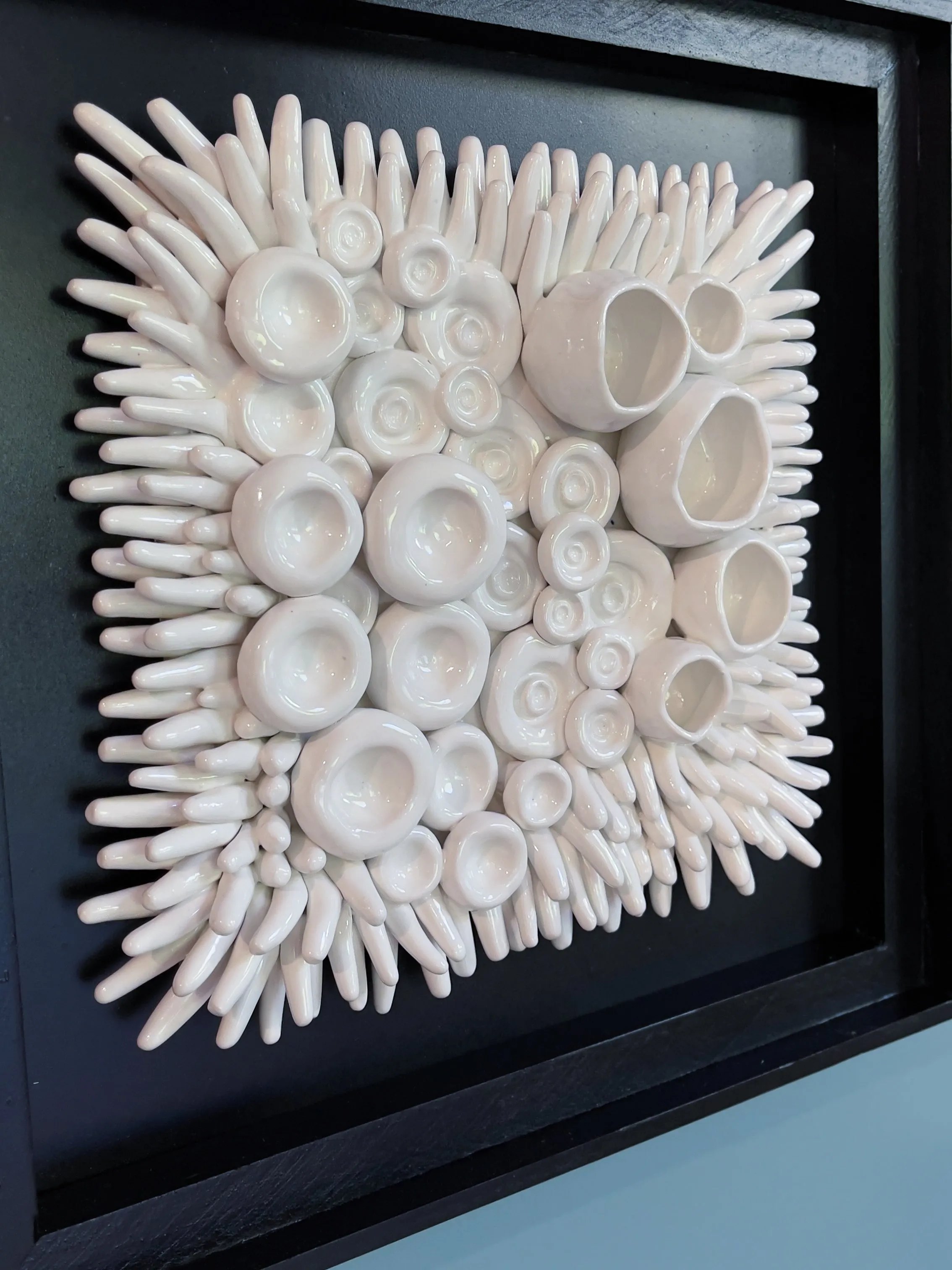 Ceramic Wall Art -  Barnacle and Anemone Sea Texture