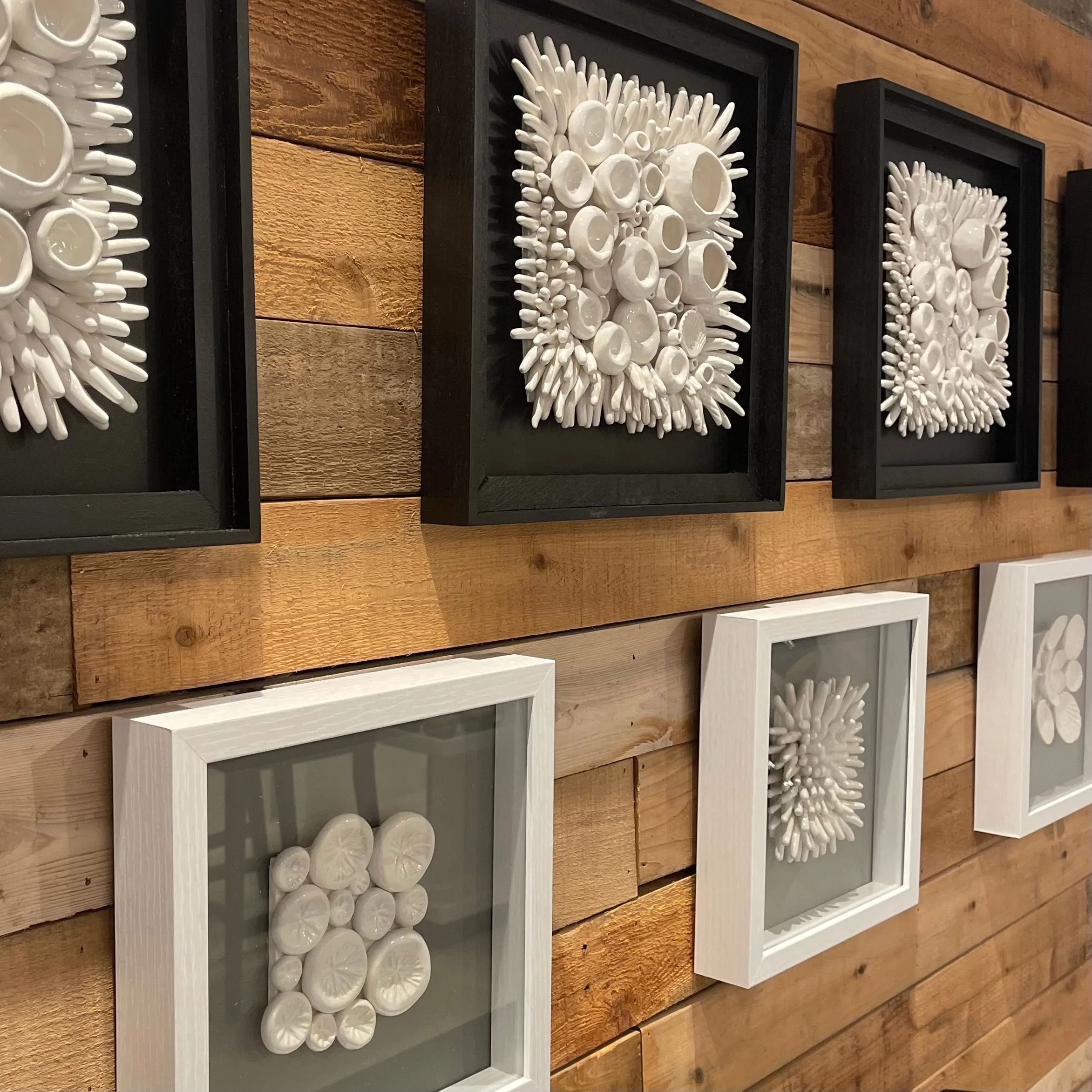 Ceramic Wall Art -  Barnacle and Anemone Sea Texture