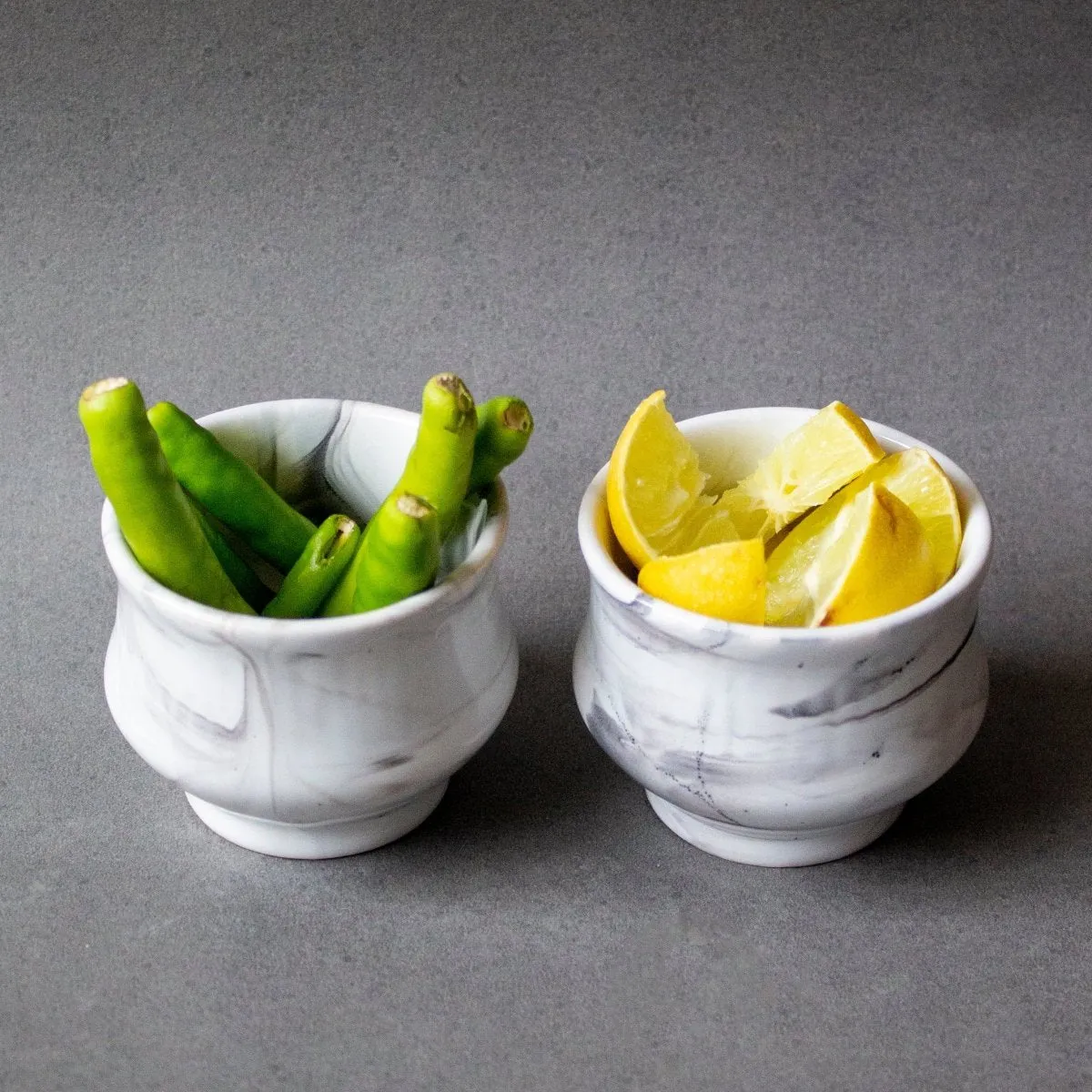Charcoal Stoneware Pinch Bowl ( Set Of 2)