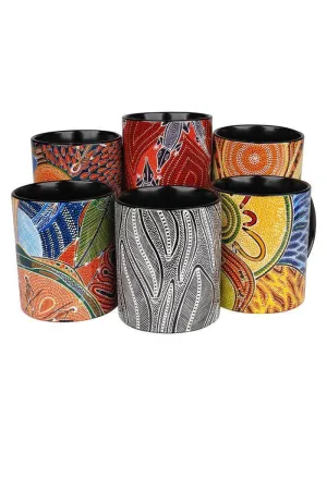 Charlie Chambers Ceramic Coffee Mug Collection (6 Pack)