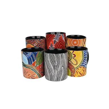 Charlie Chambers Ceramic Coffee Mug Collection (6 Pack)