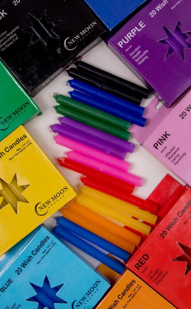 Chime Spell Candles 20 Pack - Yellow