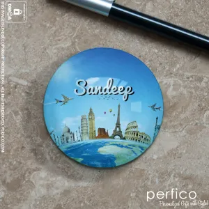 Cloud 9 © Personalized Glass Paperweight