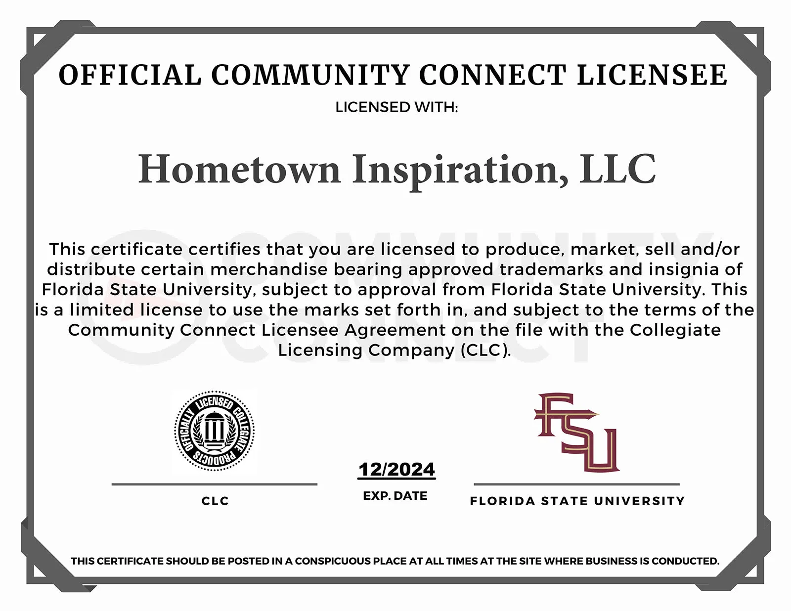 Coasters Set - Leather - FSU