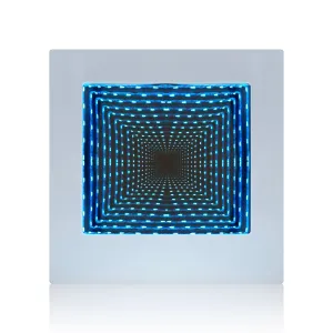 Colour Changing Square Tunnel Infinity Lamp