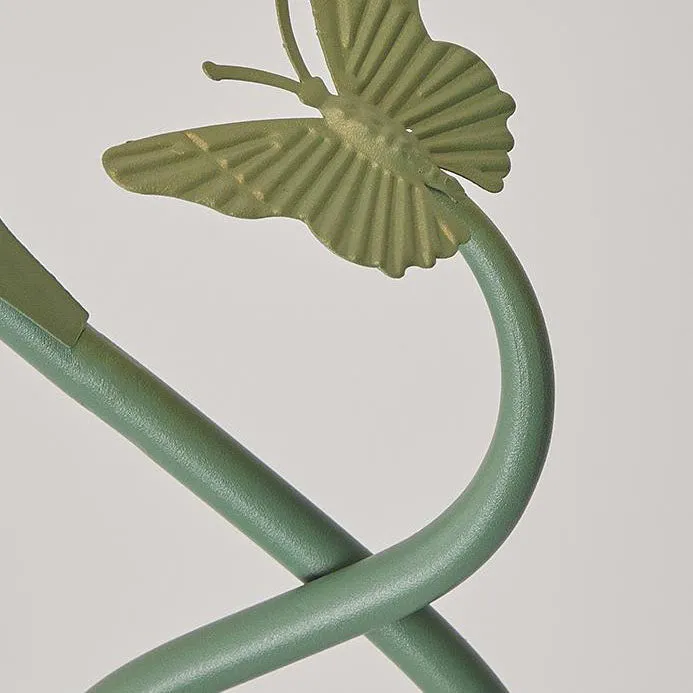 Contemporary Creative Wrought Iron Acrylic Flower 1-Light Table Lamp For Bedroom