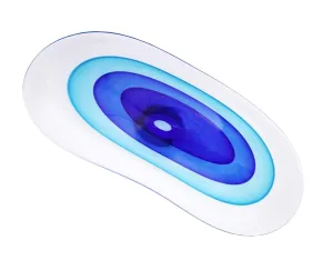 Copper Blue Saturn Bowl