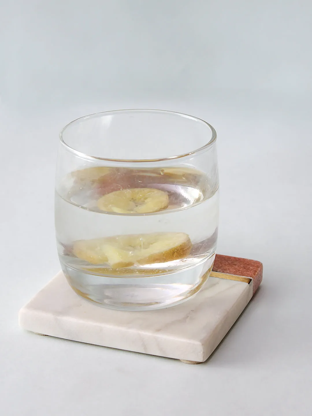 Coral Beach - Set Of 4 Coasters (White)