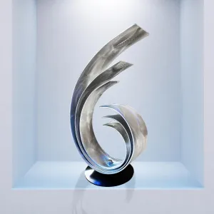 Crest Accent Sculpture - Limited, Signed - Unique Gift