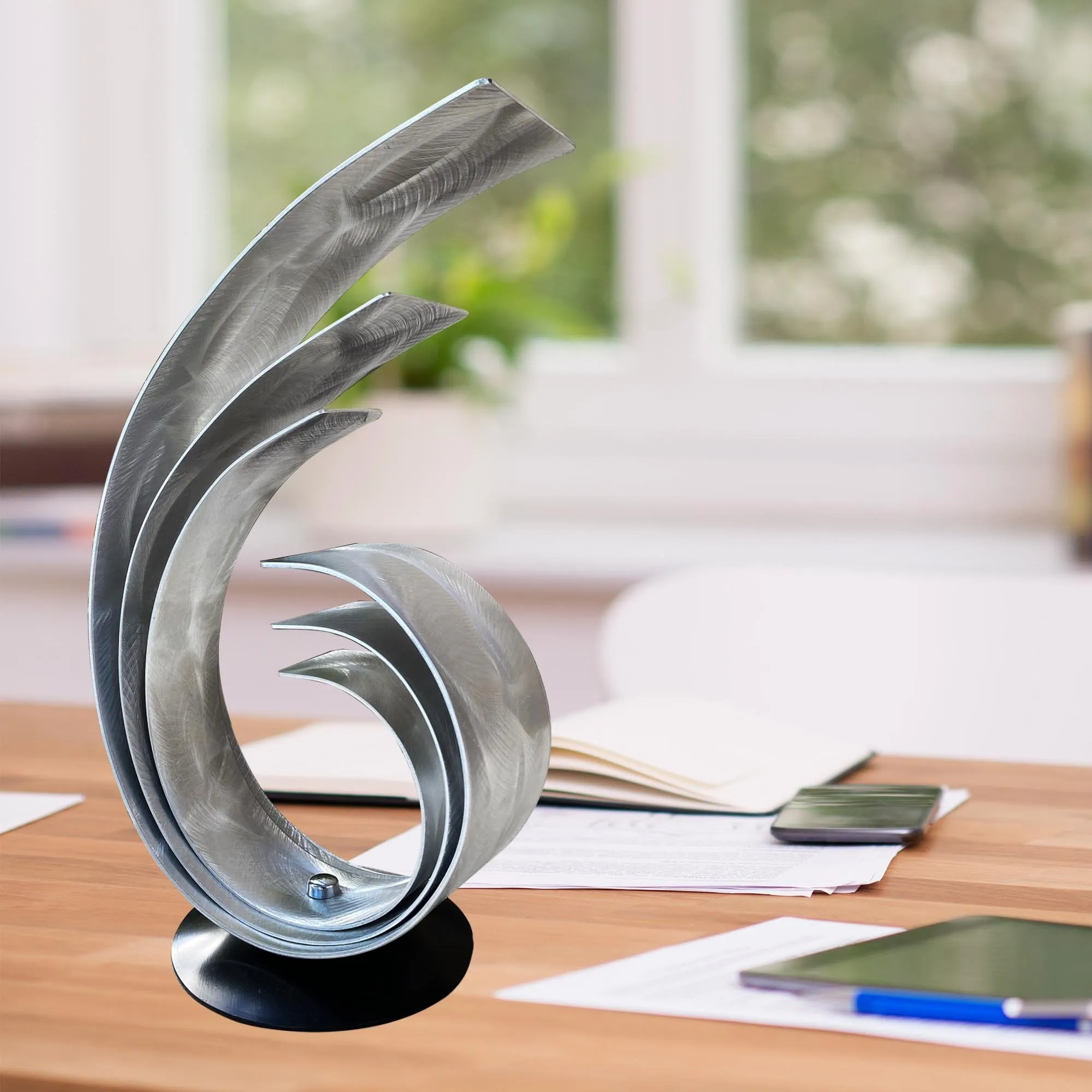 Crest Accent Sculpture - Limited, Signed - Unique Gift