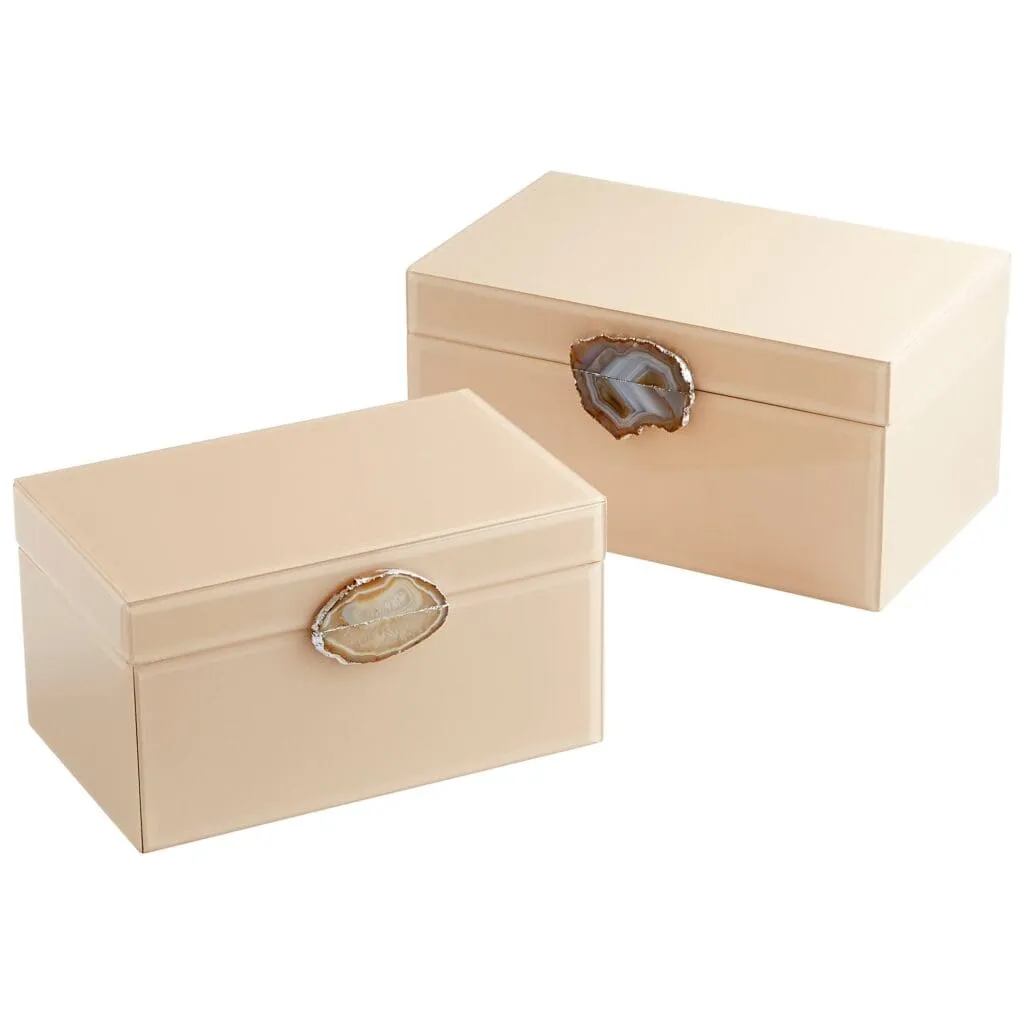 Cyan Design 10744 Bijou Container - Beige - Large