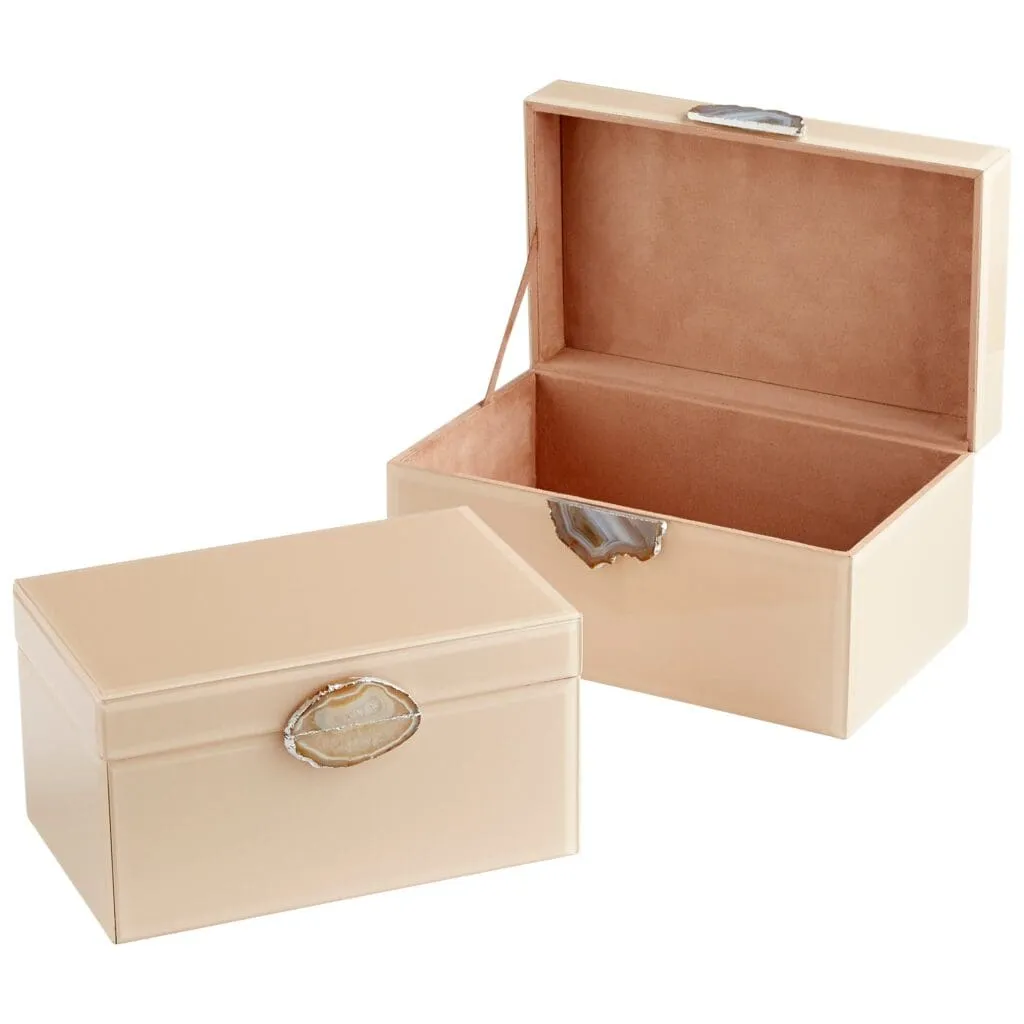 Cyan Design 10744 Bijou Container - Beige - Large
