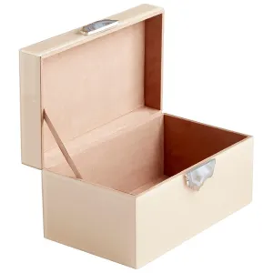Cyan Design 10744 Bijou Container - Beige - Large