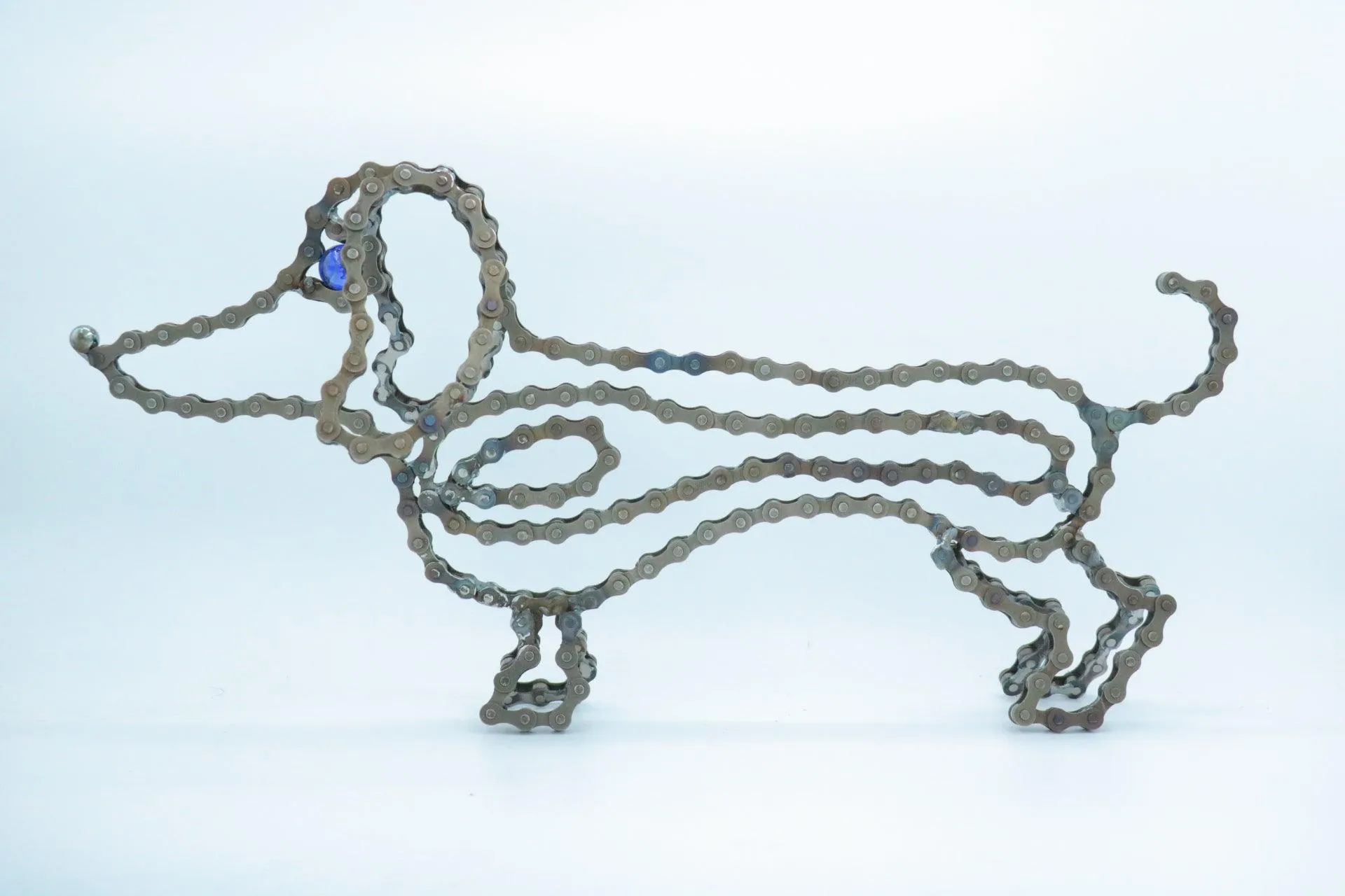 Dachshund Sculpture (Hot Dog)