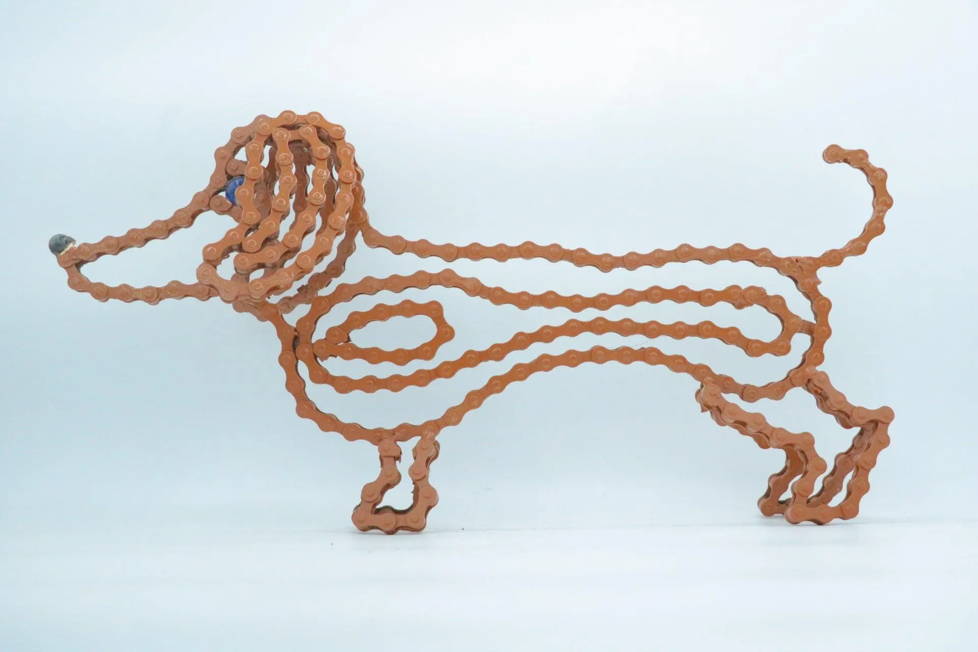 Dachshund Sculpture (Hot Dog)
