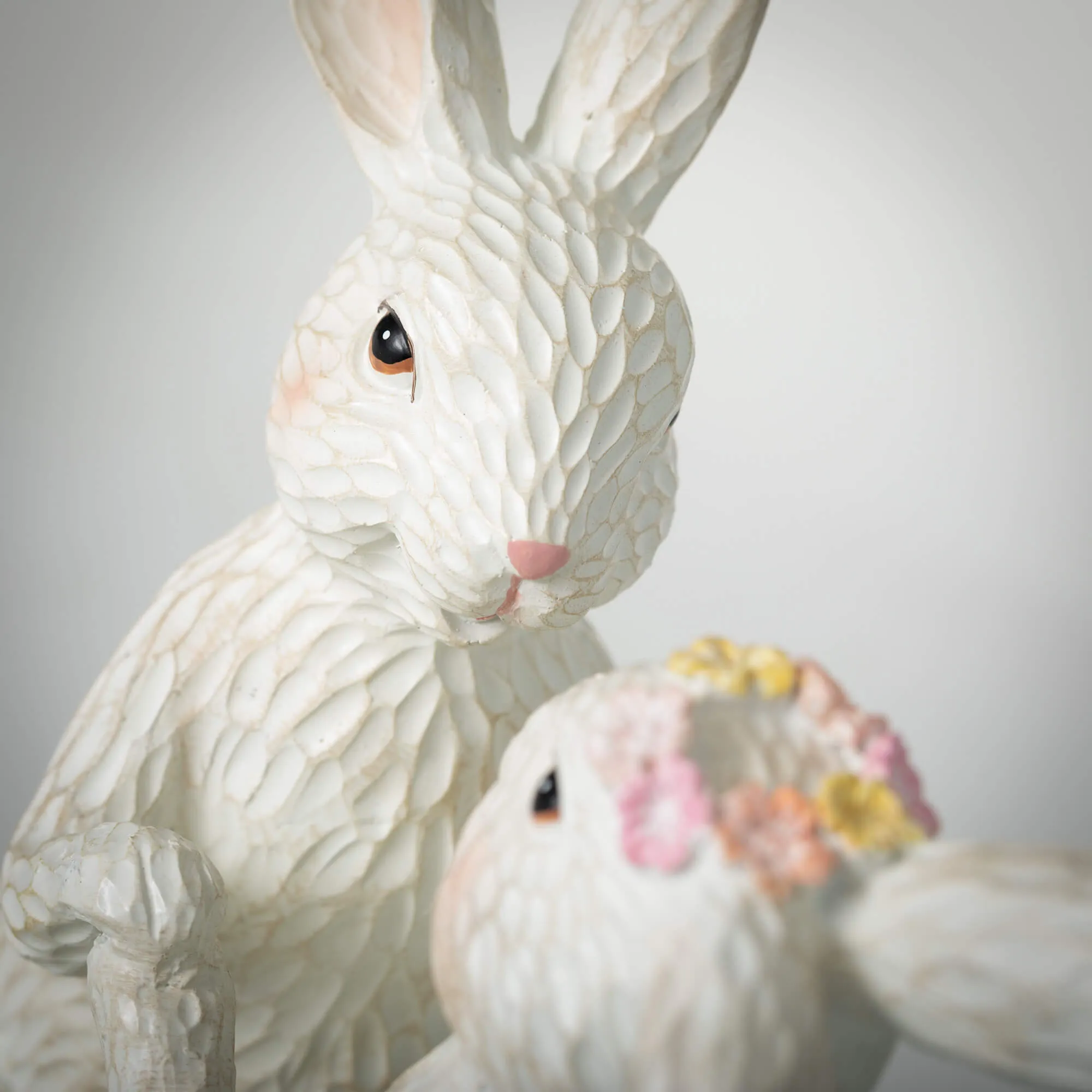 Dancing Tabletop Bunny Statue