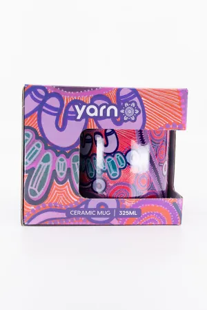 Danjoo (Purple) Ceramic Coffee Mug In Gift Box
