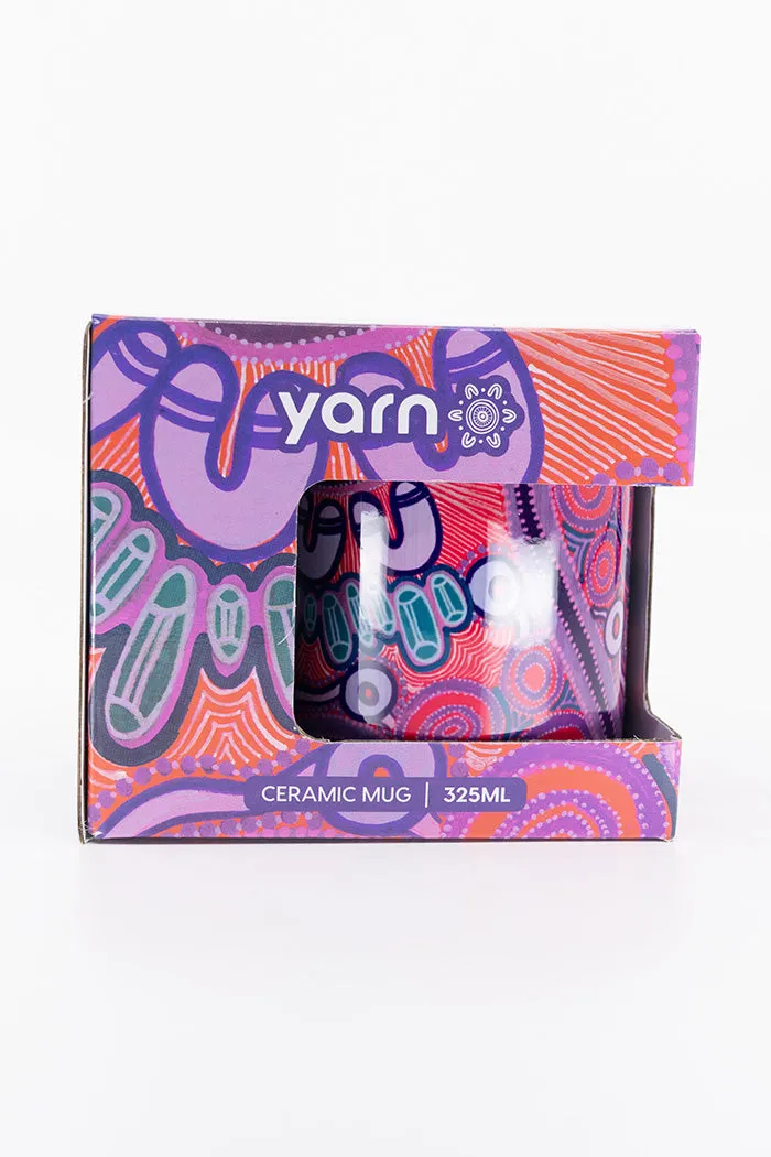 Danjoo (Purple) Ceramic Coffee Mug In Gift Box