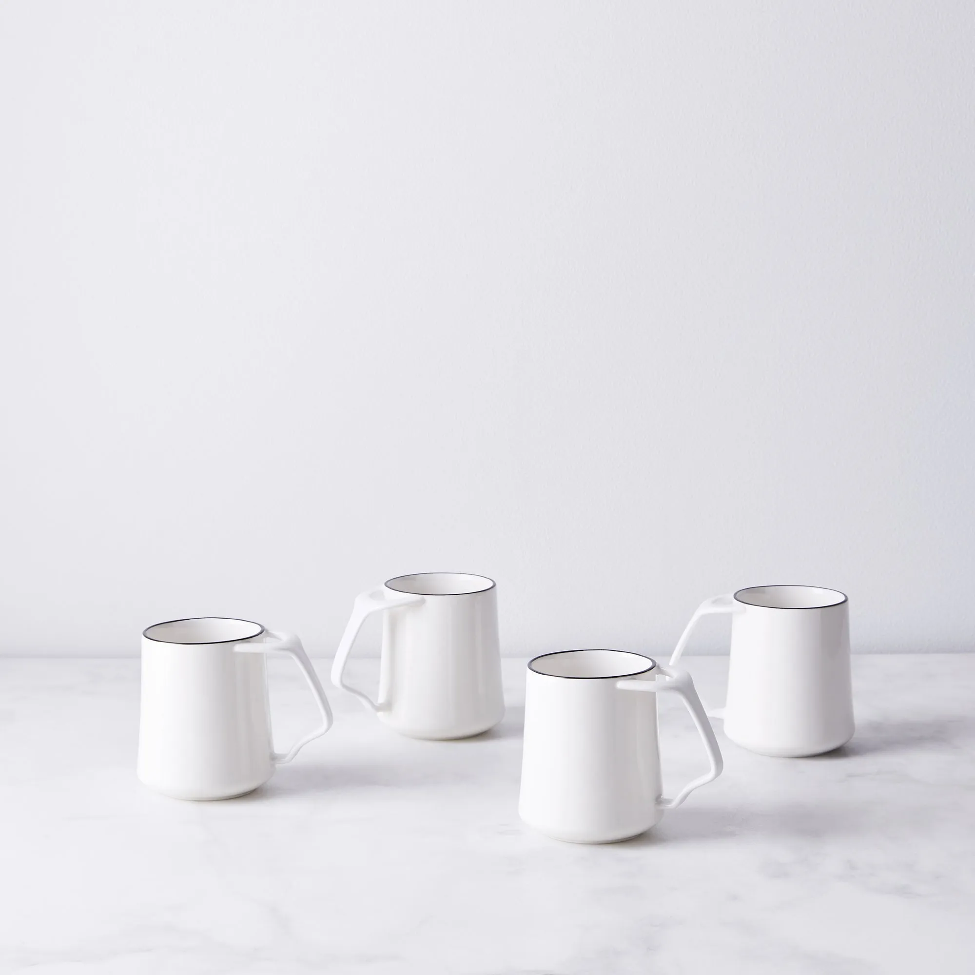 Dansk Kant Porcelain Mugs, Set of 4