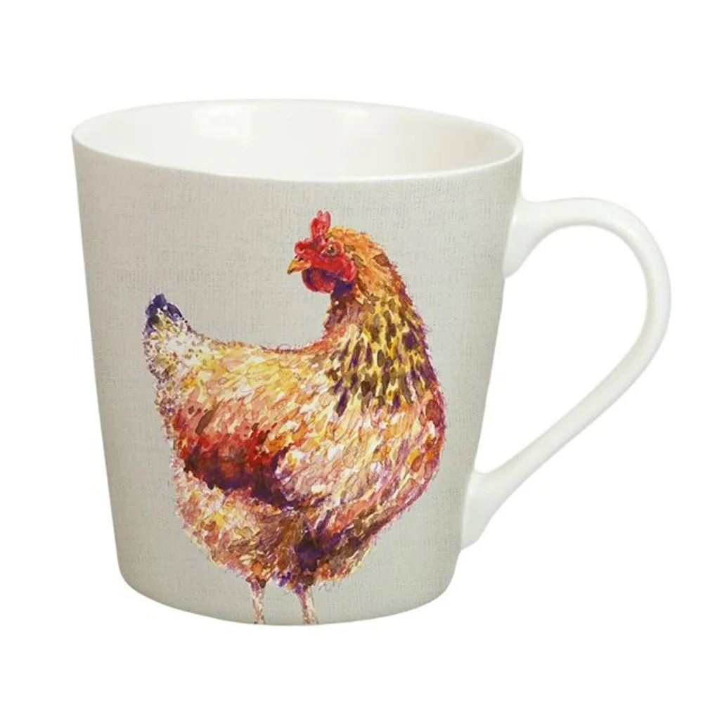 David Mason 12cm Foxwood Home Country Life Chicken Mug