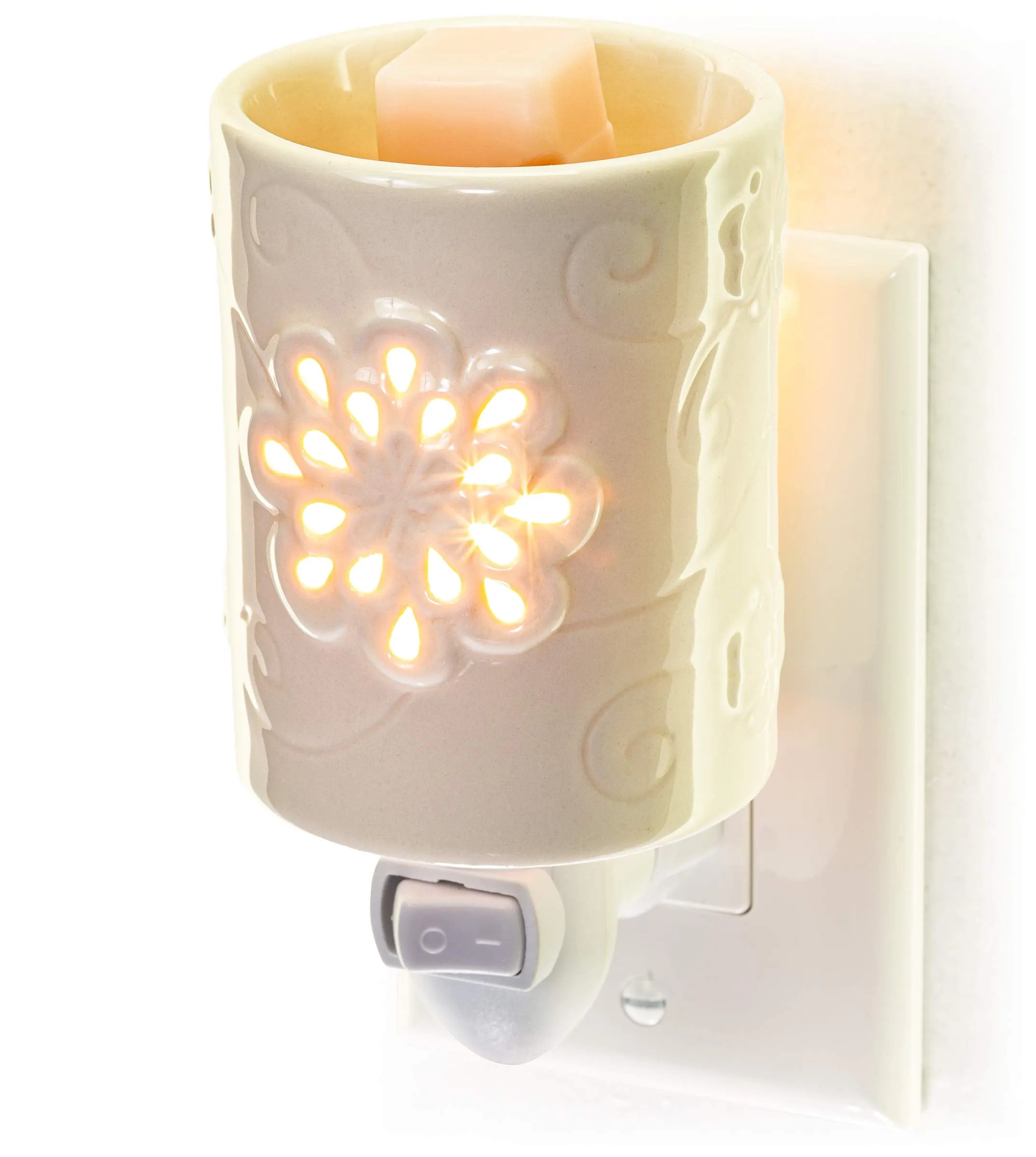 Dawhud Direct Plug-in Fragrance Wax Melt Warmers (Green Ivy Swirl