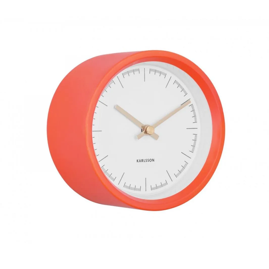 Dense Wall Clock - Coral Pink (12.5cm)