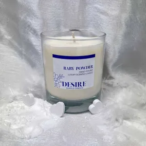Desire Baby Powder Scent Candle 30cl