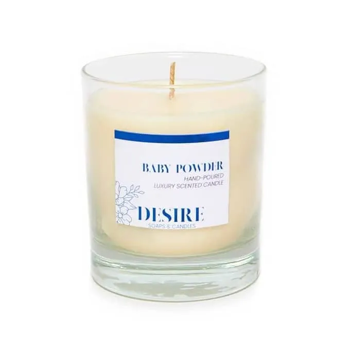 Desire Baby Powder Scent Candle 30cl