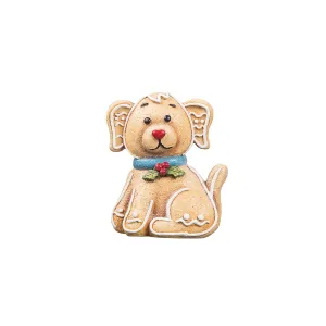 Dog Gingerbread Figurine