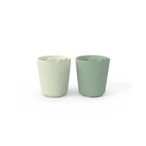Done by Deer Kiddish Mini Mug - 2 Pack - Green - Croco