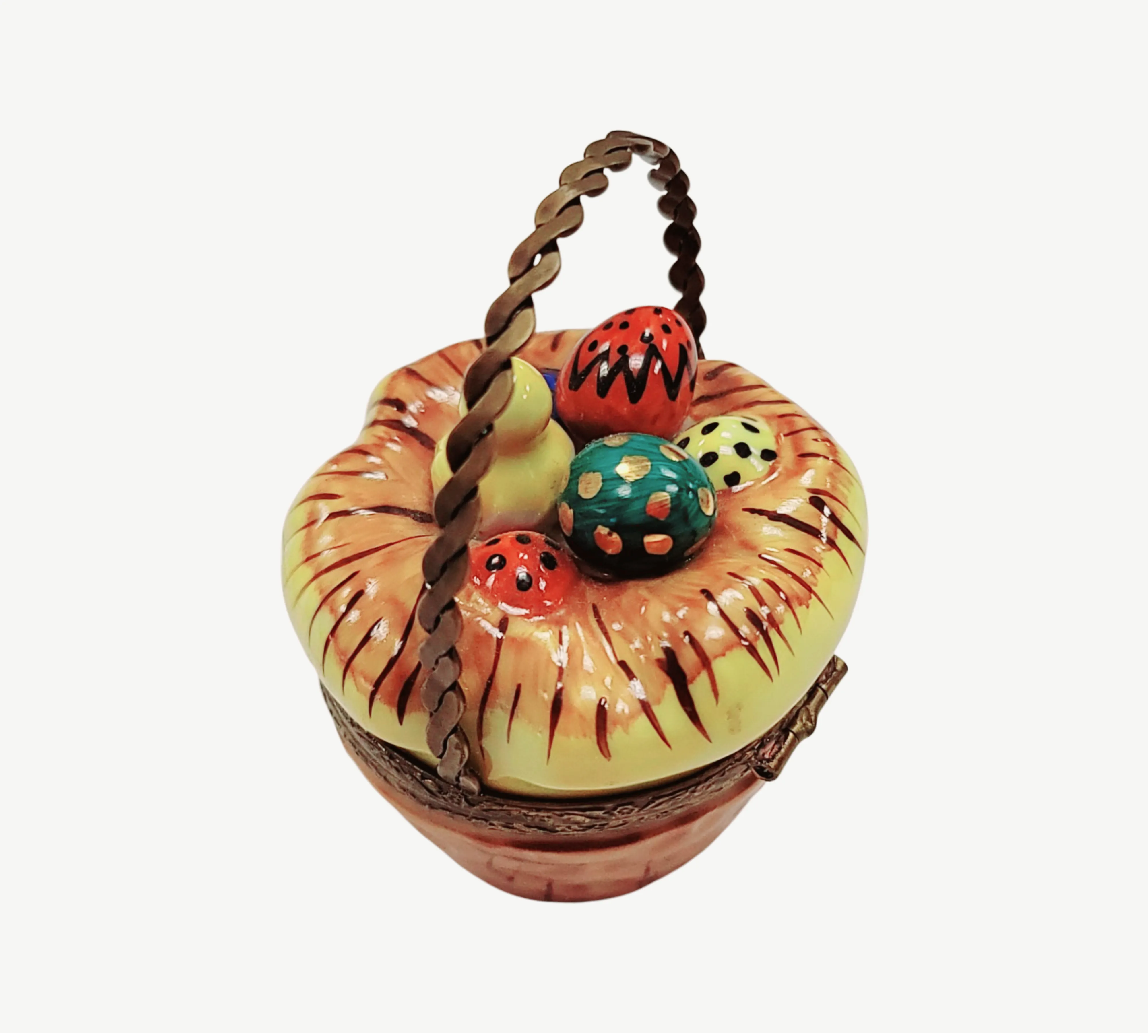 Easter Basket w Eggs Bird