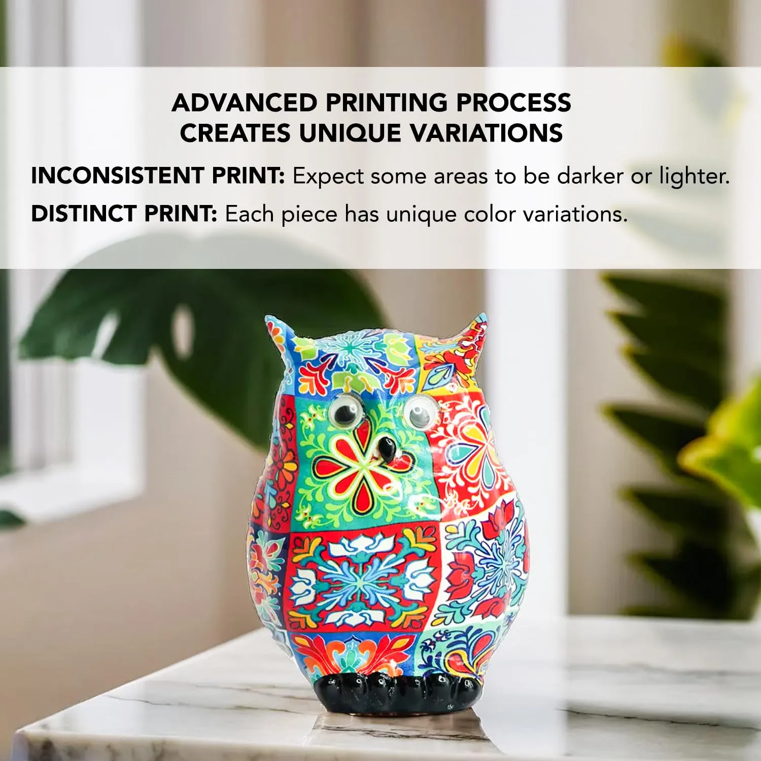 Ekhasa Owl Showpieces for Home Decor Living Room Decorative Items | Show Pieces Gift Items for Home Decoration | Center Table Tv Unit Showcase Shelf Office Desk Interior Artifacts Statue Figurines