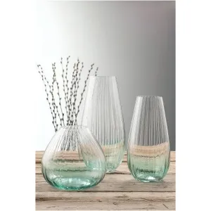 ERNE 9.5" VASE AQUA