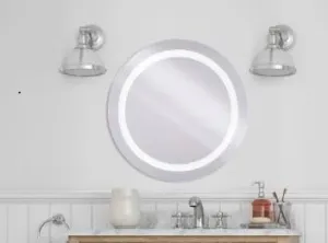 Escaby Technology Wall Mirror for Dressing Room, Living Room (24inch x 24inch)