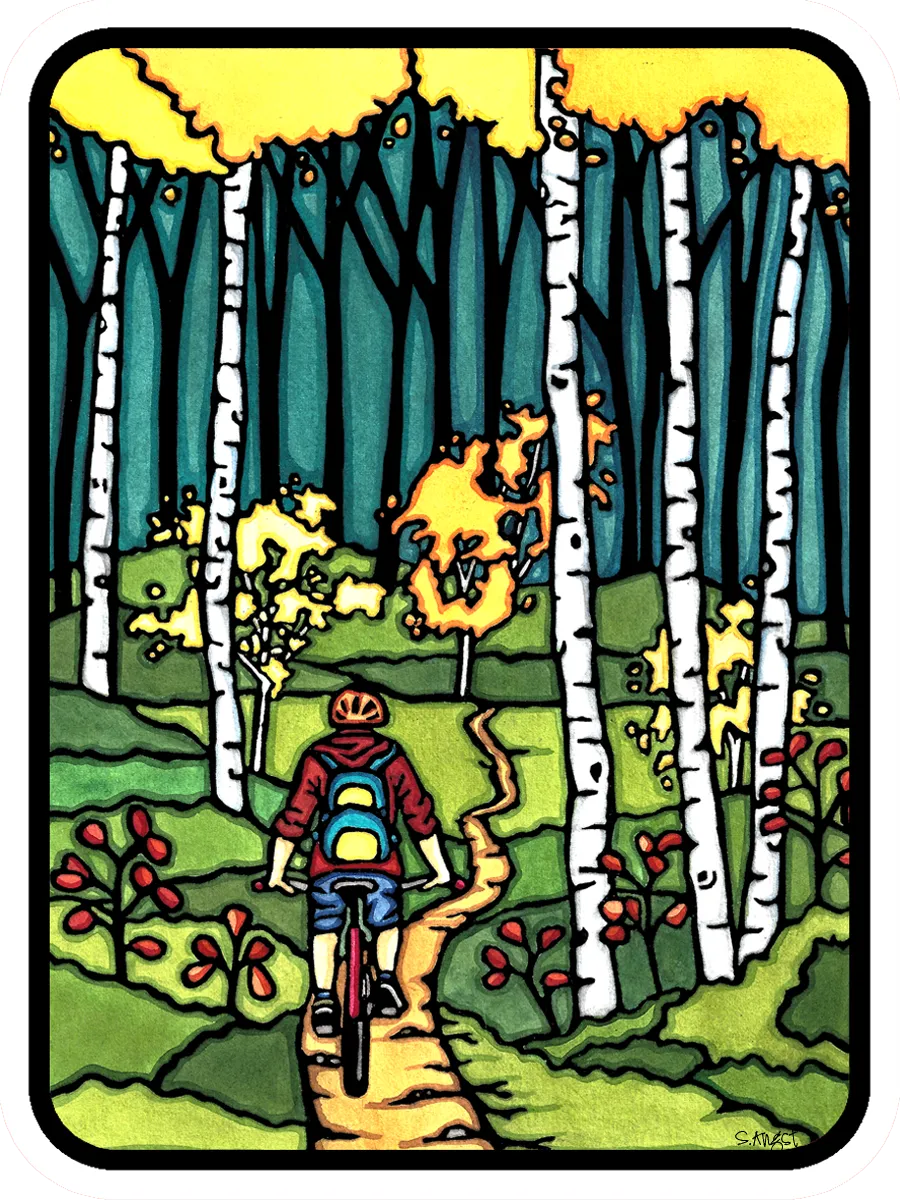Explore (Mountain Bike) Sticker