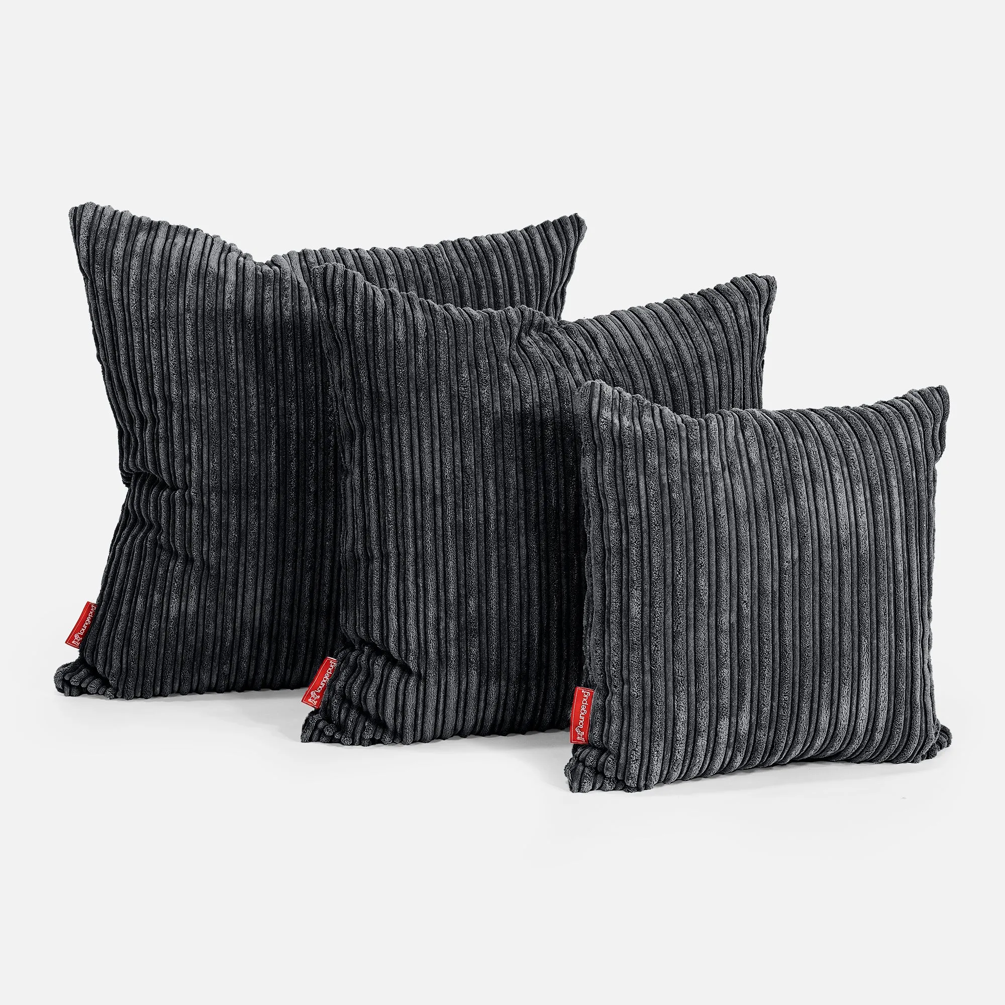 Extra Large Scatter Cushion Cover 70 x 70cm - Cord Black