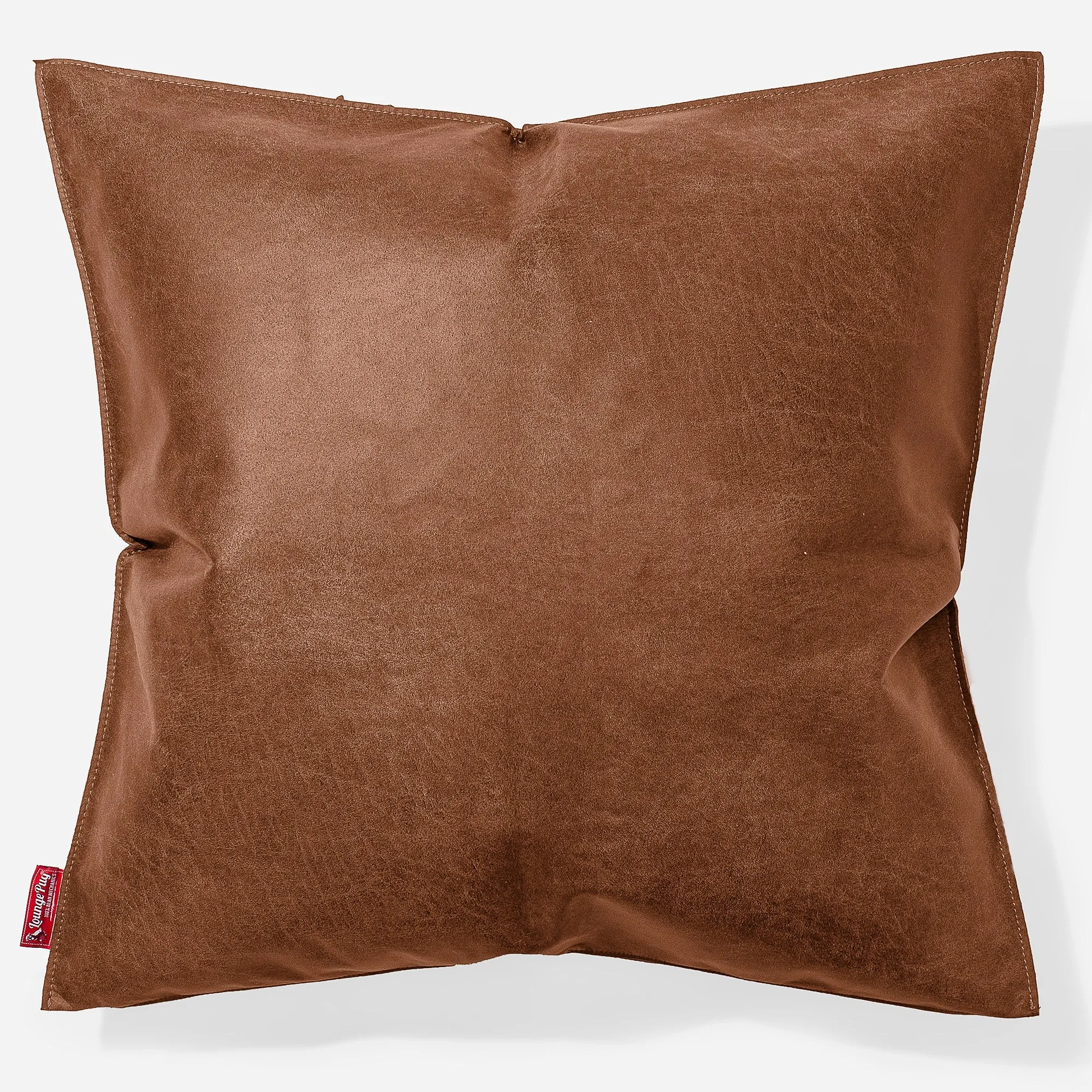 Extra Large Scatter Cushion Cover 70 x 70cm - Distressed Leather British Tan