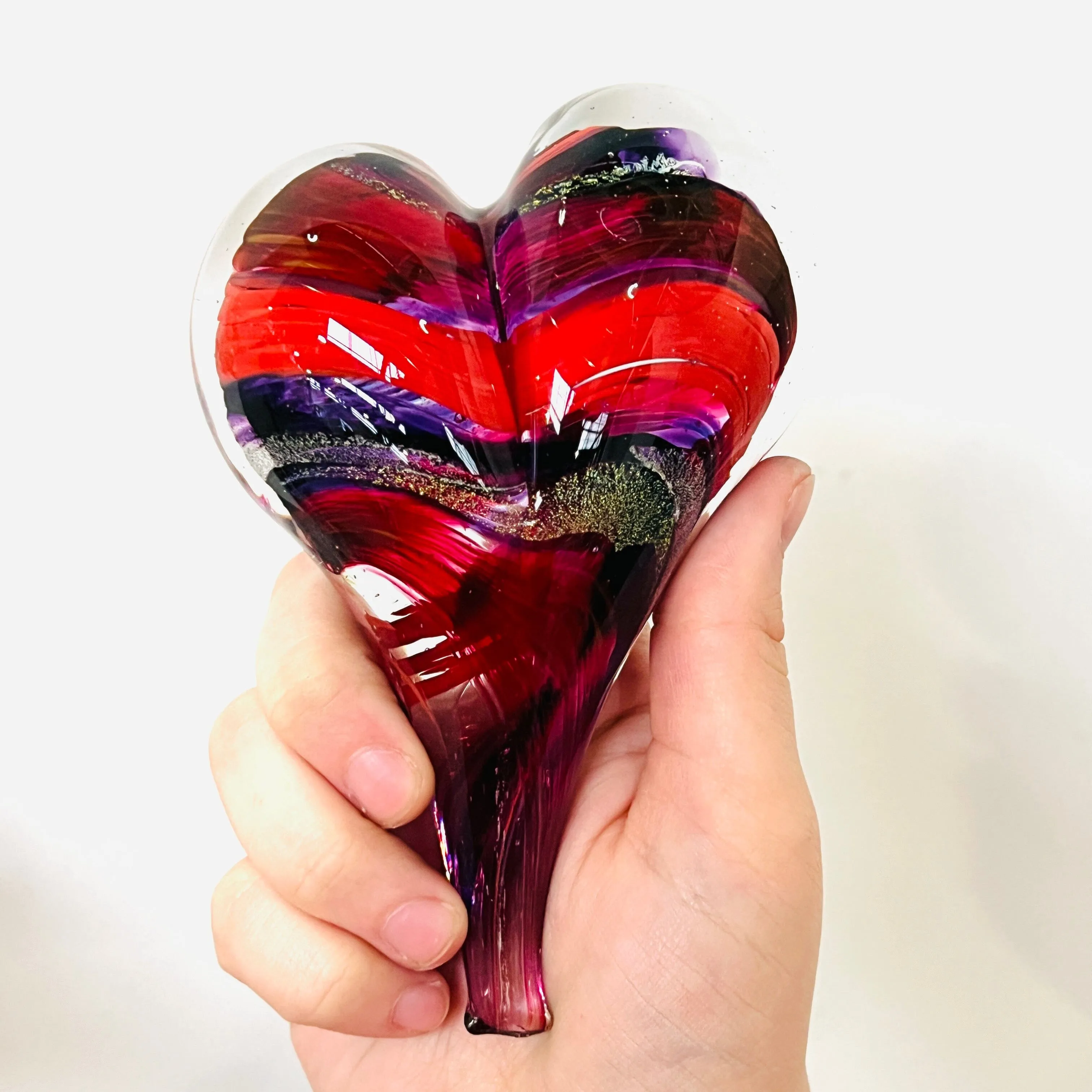 Facebook Live Heart Paperweight 263