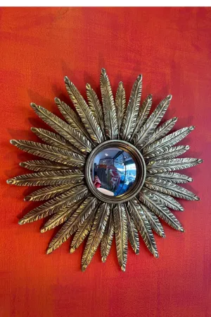 Feather Sunburst Mirror